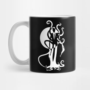 Thin Dude - Slenderman Cryptid Design - Light Design for Dark Shirts Mug